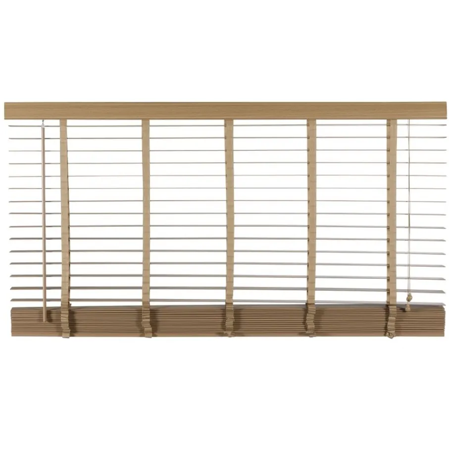Naturel Jaloezieën< Houten Jaloezie Naturel