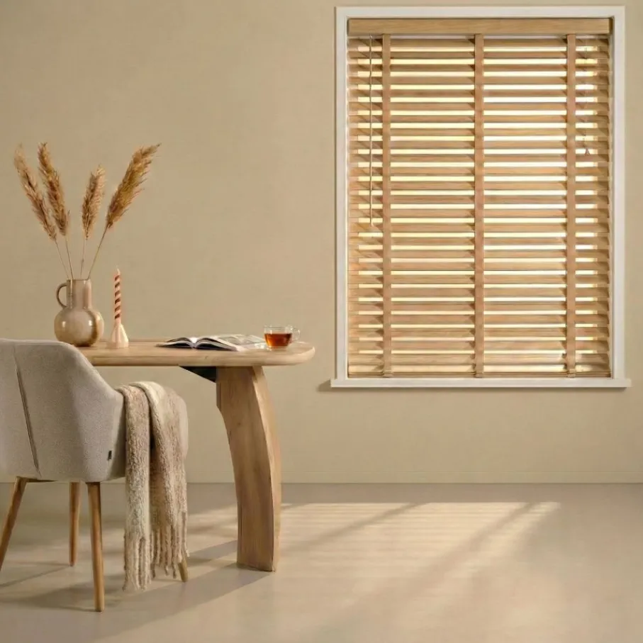 Naturel Jaloezieën< Houten Jaloezie Naturel