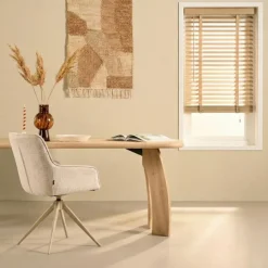 Naturel Jaloezieën< Houten Jaloezie Naturel - 60x130 cm