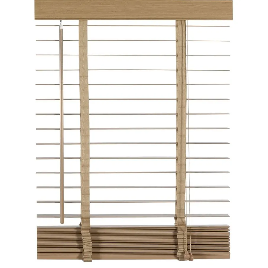 Naturel Jaloezieën< Houten Jaloezie Naturel - 60x210 cm