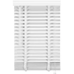 Witte Jaloezieën< Houten Jaloezie Wit
