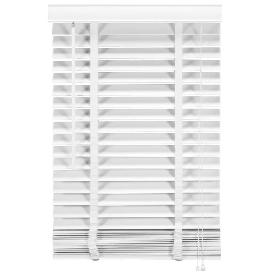 Witte Jaloezieën< Houten Jaloezie Wit