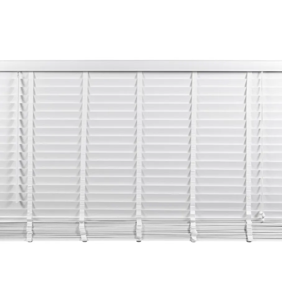 Witte Jaloezieën< Houten Jaloezie Wit - 200x210 cm