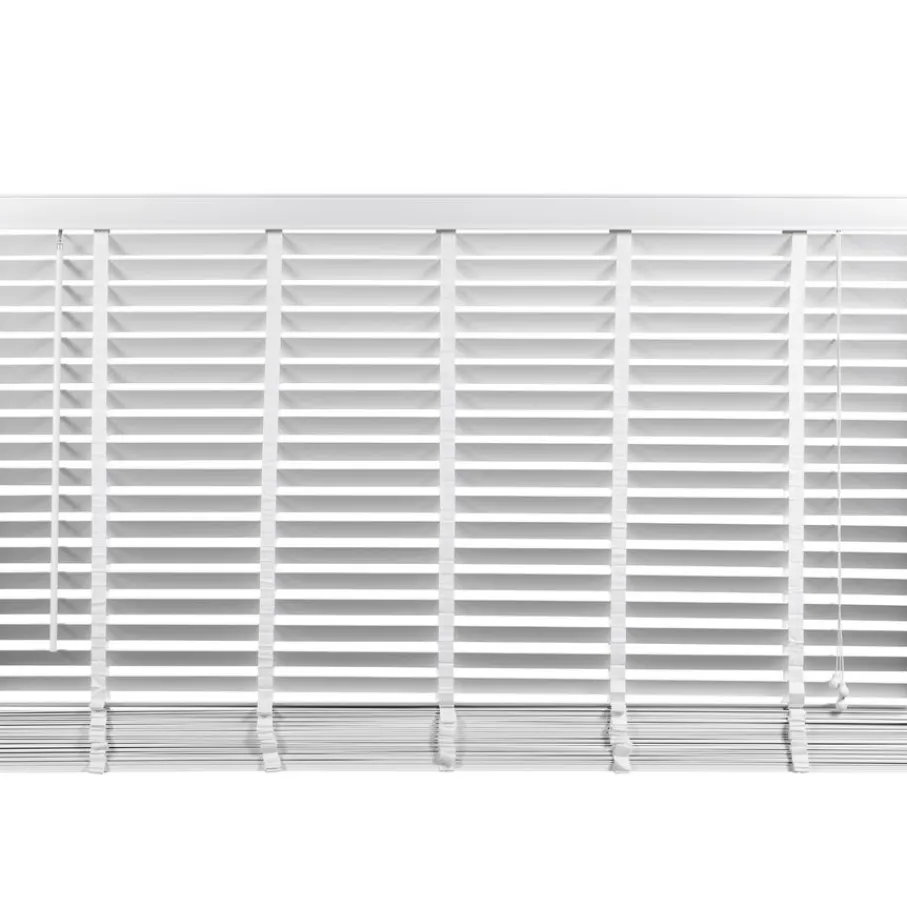 Witte Jaloezieën< Houten Jaloezie Wit - 220x210 cm