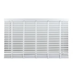 Witte Jaloezieën< Houten Jaloezie Wit - 220x180 cm