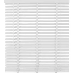 Witte Jaloezieën< Houten Jaloezie Wit - 100x130 cm