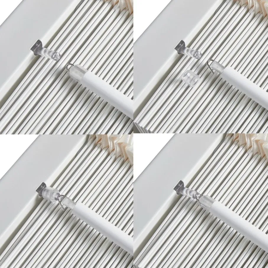 Witte Jaloezieën< Houten Jaloezie Wit - 140x130 cm