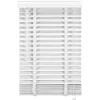 Witte Jaloezieën< Houten Jaloezie Wit - 60x130 cm