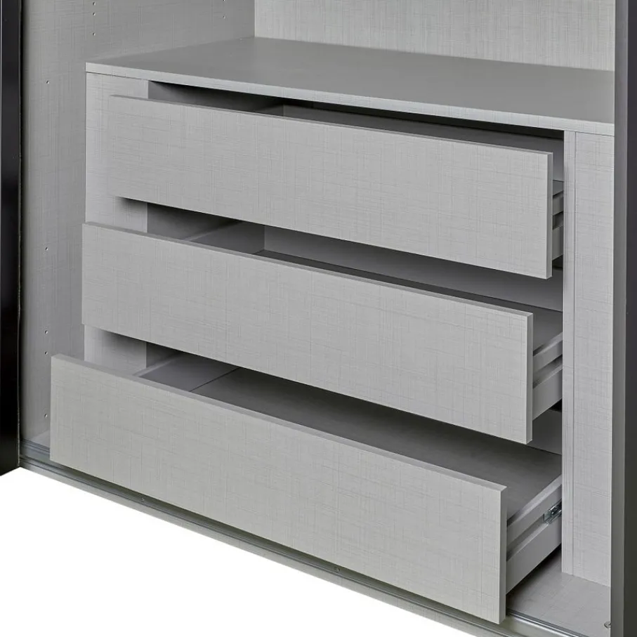 Kastaccessoires< Inzetladeblok 100 cm Bakel Grijs