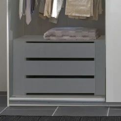 Kastaccessoires< Inzetladeblok 100 cm Bakel Grijs