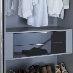 Kastaccessoires< Inzetladeblok 100 cm Bakel Grijs