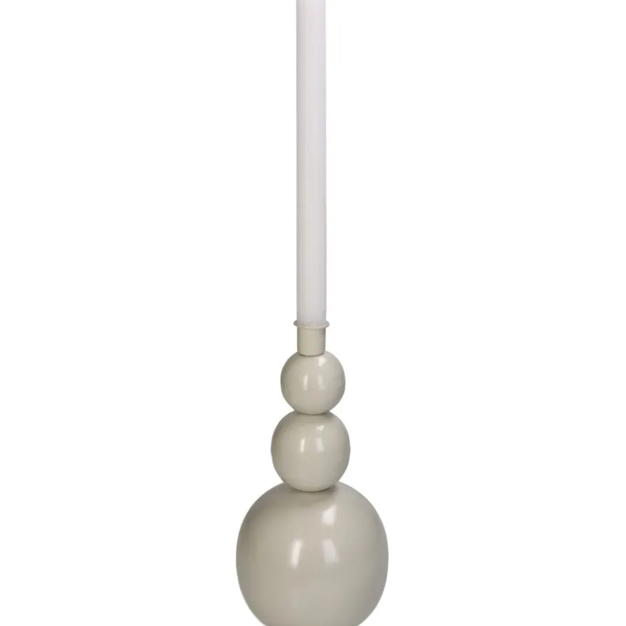 Kaarsen & Kandelaars< Kandelaar Diek Ivoor - 30 cm hoog