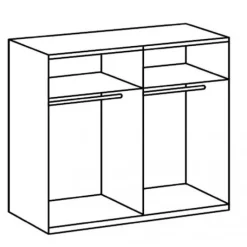 Kledingkasten< Kledingkast Aalst Wit - 180x210x65 cm