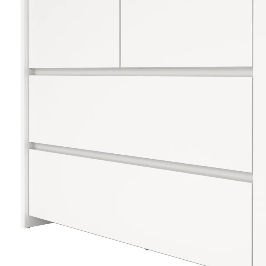 Kledingkasten< Kledingkast Atlanta Wit - 149x202x58 cm