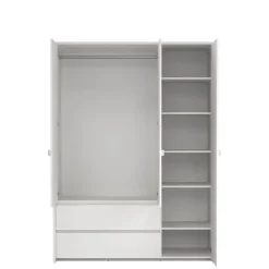 Kledingkasten< Kledingkast Atlanta Wit - 149x202x58 cm