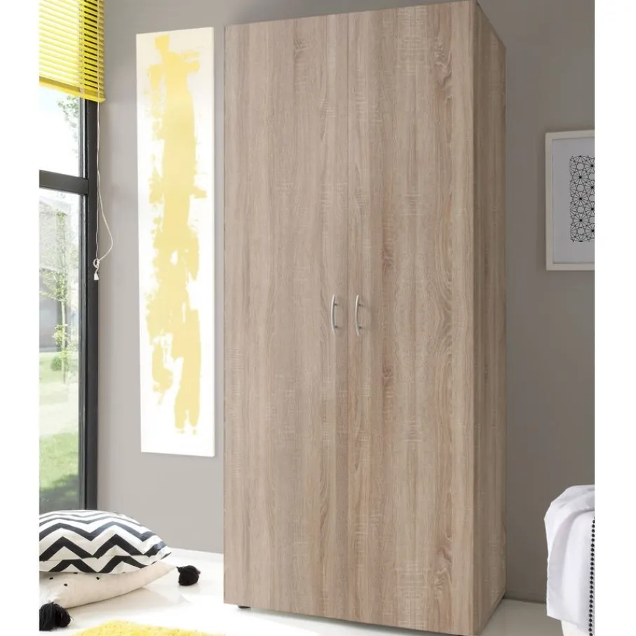 Kledingkasten< Kledingkast Baarlo Naturel - 80x176x52 cm