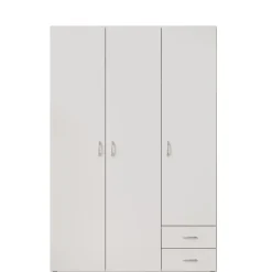 Kledingkasten< Kledingkast Baarlo Wit - 120x176x52 cm