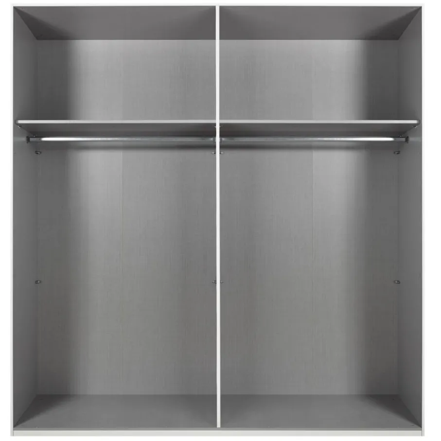 Kledingkasten< Kledingkast Bakel Donkergrijs - 200x216x65 cm