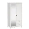 Kledingkasten< Kledingkast Dallas Wit - 103x199x59