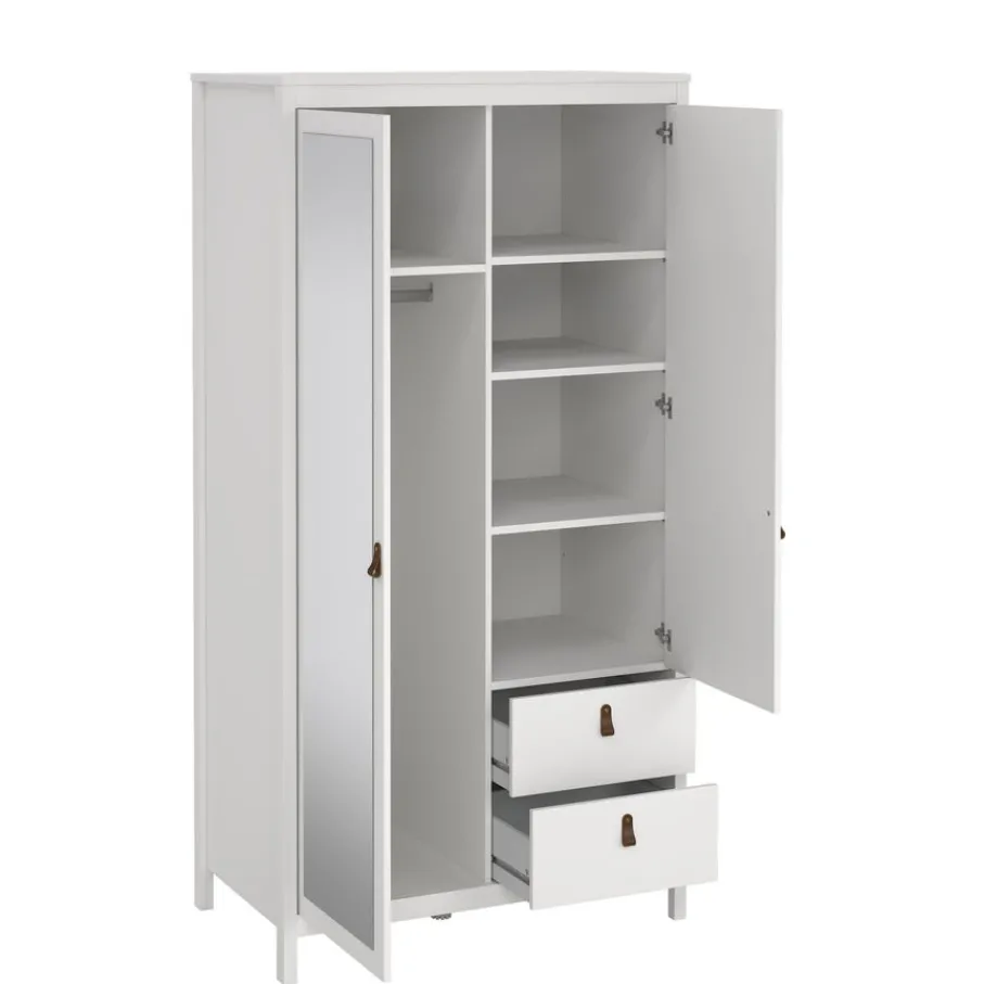 Kledingkasten< Kledingkast Dallas Wit - 103x199x59