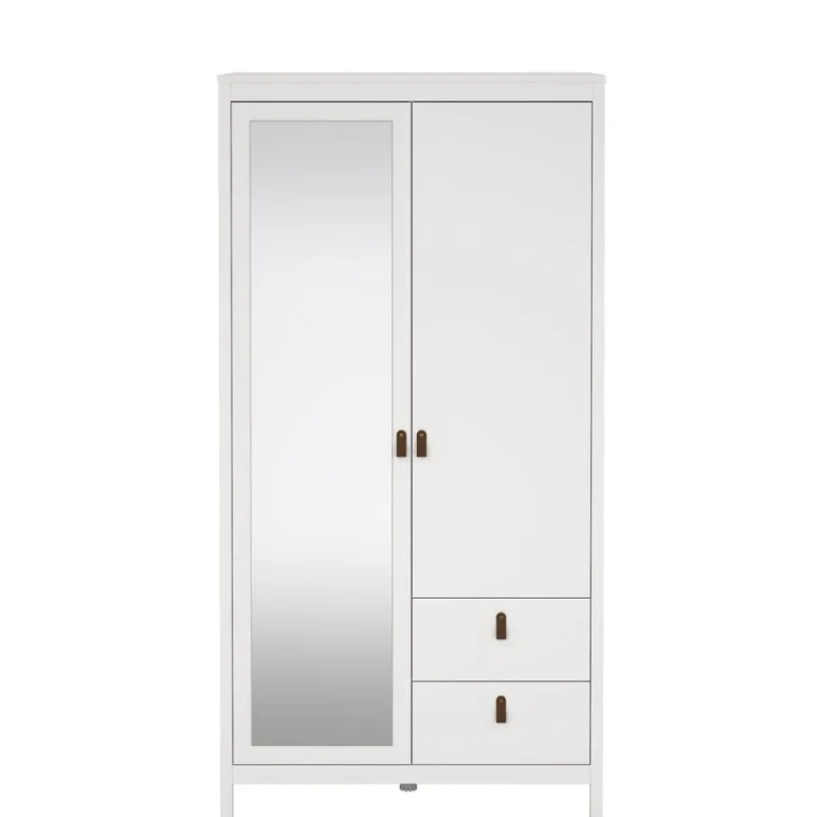 Kledingkasten< Kledingkast Dallas Wit - 103x199x59