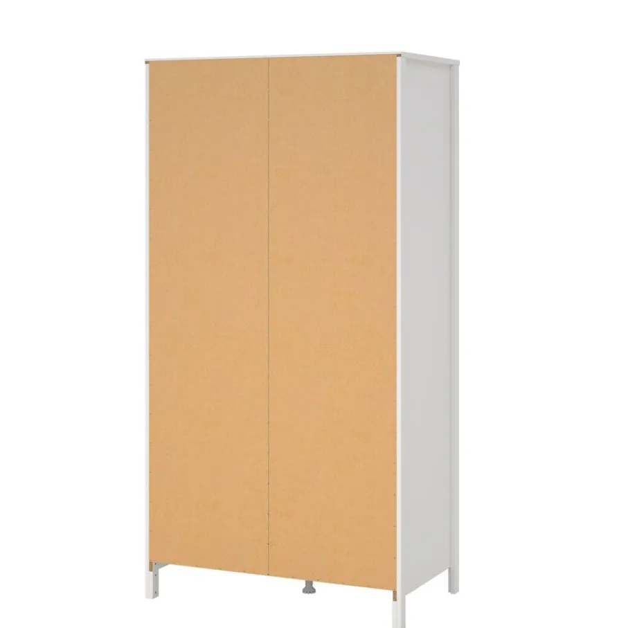Kledingkasten< Kledingkast Dallas Wit - 103x199x59