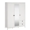 Opbergkasten< Kledingkast Dallas Wit - 150x199x59