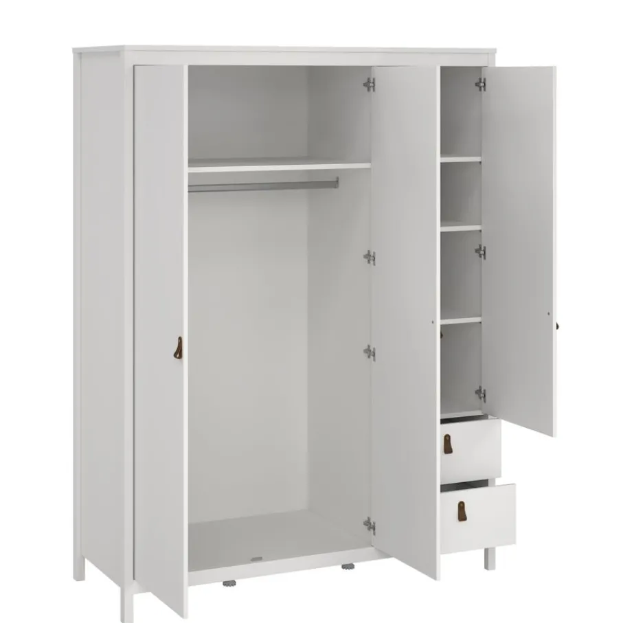 Opbergkasten< Kledingkast Dallas Wit - 150x199x59