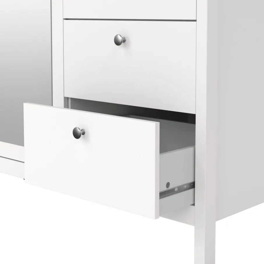 Opbergkasten< Kledingkast Dallas Wit - 150x199x59