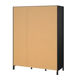 Opbergkasten< Kledingkast Dallas Zwart - 150x199x59
