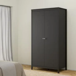Opbergkasten<Light - Living Kledingkast Dallas Zwart - 103x199x59