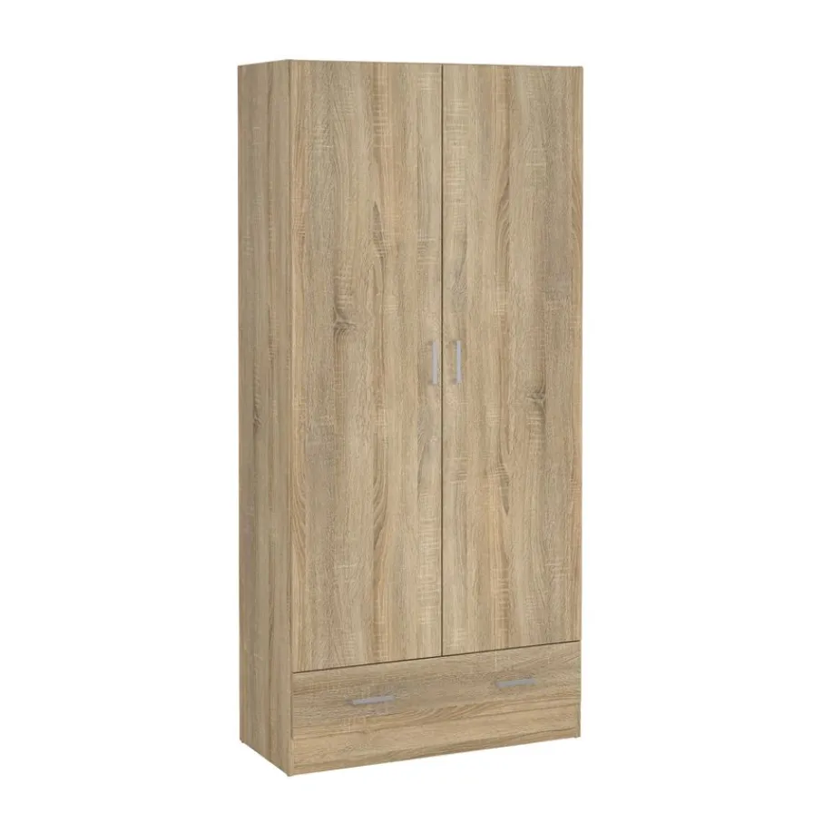 Kledingkasten< Kledingkast Harper Naturel - 80x171x36 cm