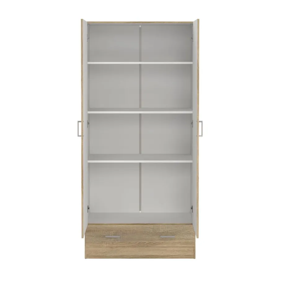 Kledingkasten< Kledingkast Harper Naturel - 80x171x36 cm