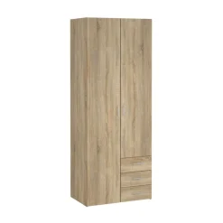 Kledingkasten< Kledingkast Harper Naturel - 78x201x50 cm