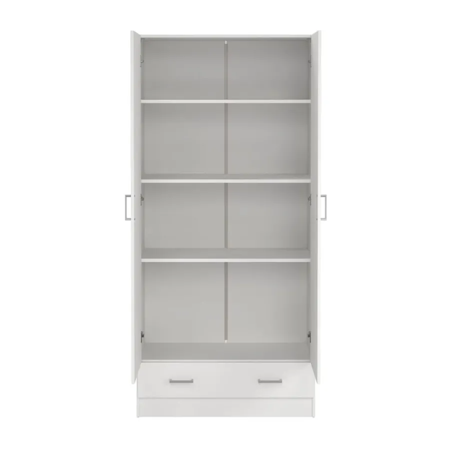 Kledingkasten< Kledingkast Harper Wit - 80x171x36 cm