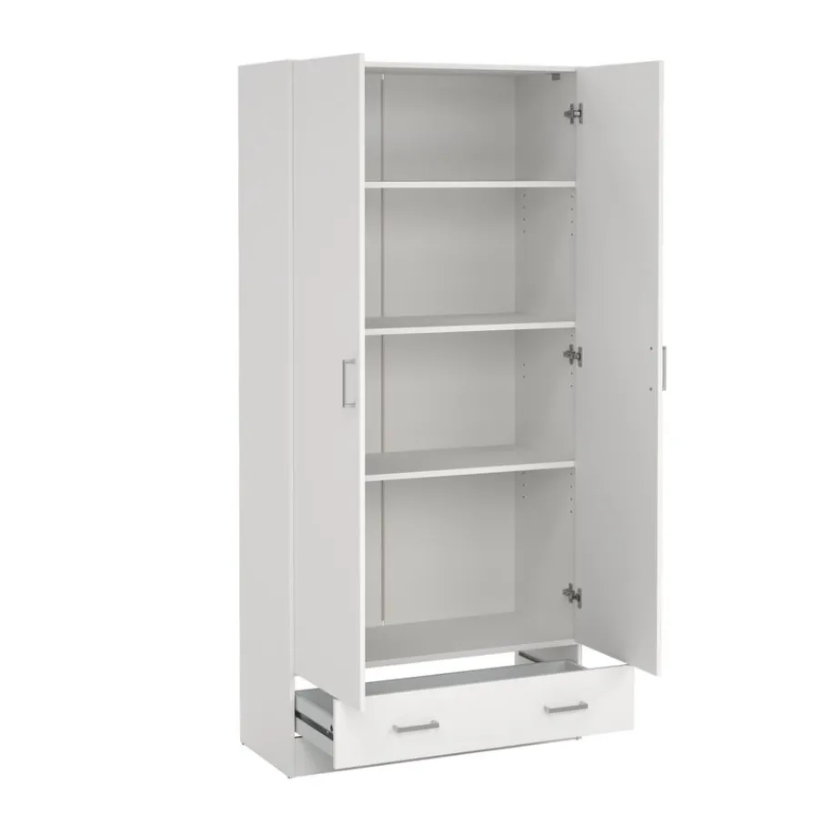Kledingkasten< Kledingkast Harper Wit - 80x171x36 cm