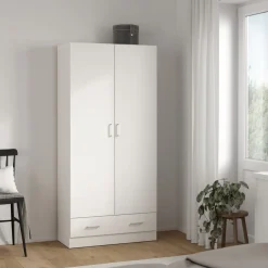 Kledingkasten< Kledingkast Harper Wit - 80x171x36 cm