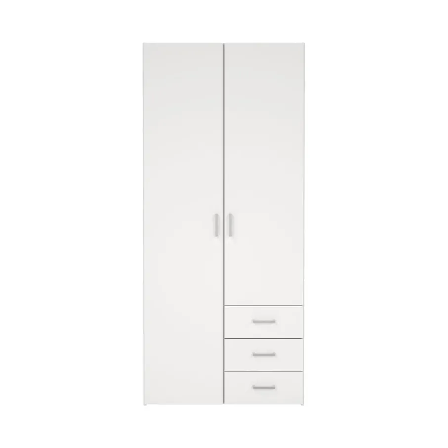 Kledingkasten< Kledingkast Harper Wit - 78x176x36 cm