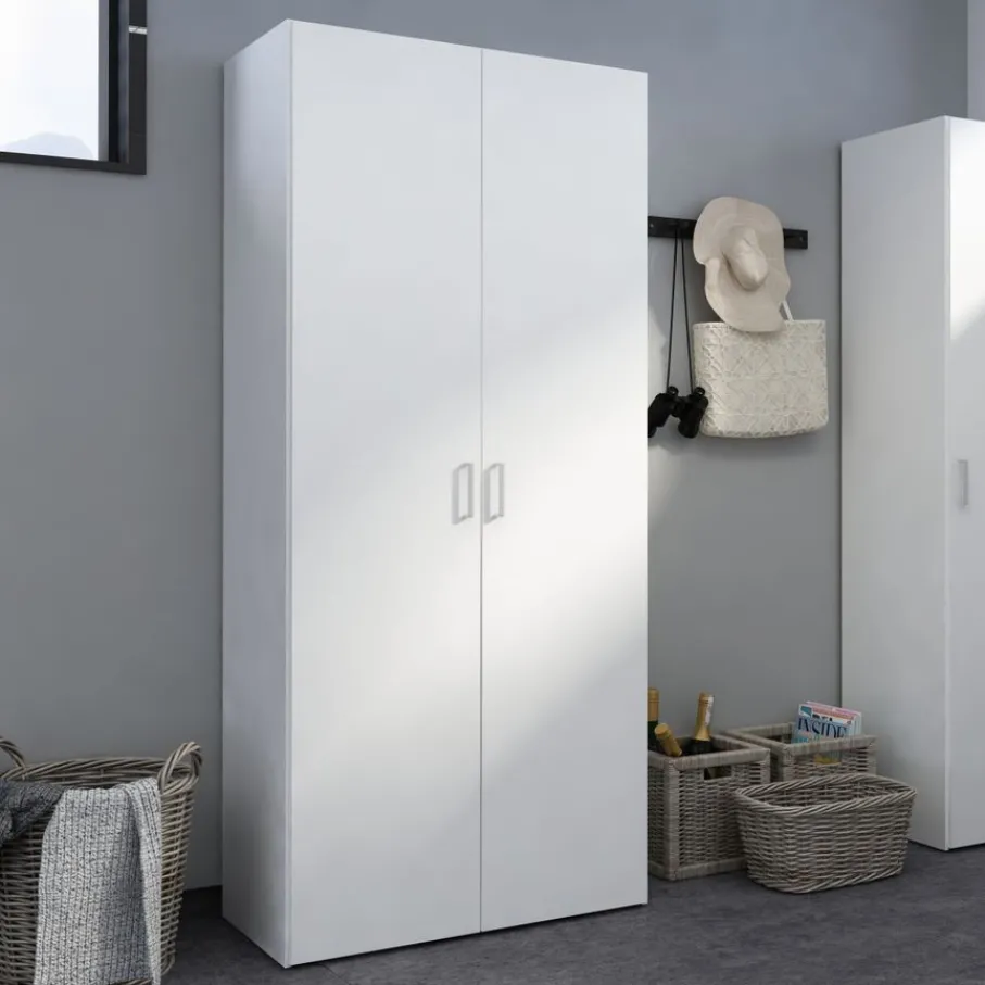 Kledingkasten< Kledingkast Harper Wit - 78x176x36 cm