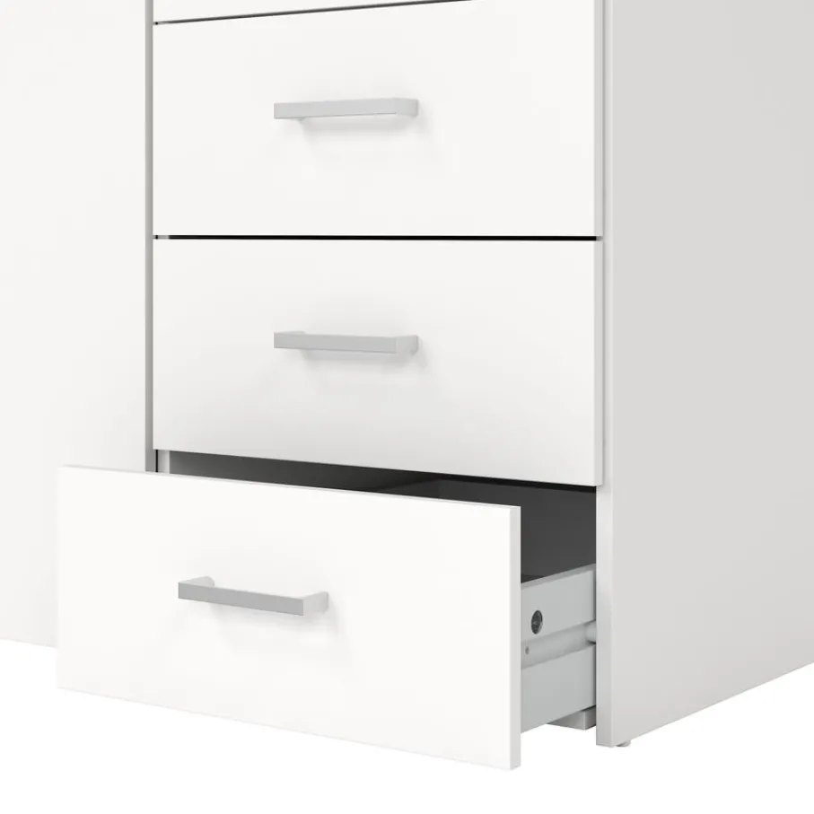 Kledingkasten< Kledingkast Harper Wit - 78x176x36 cm