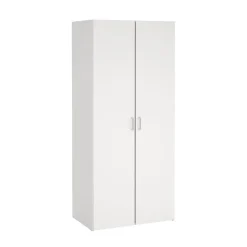 Kledingkasten< Kledingkast Harper Wit - 78x176x50 cm