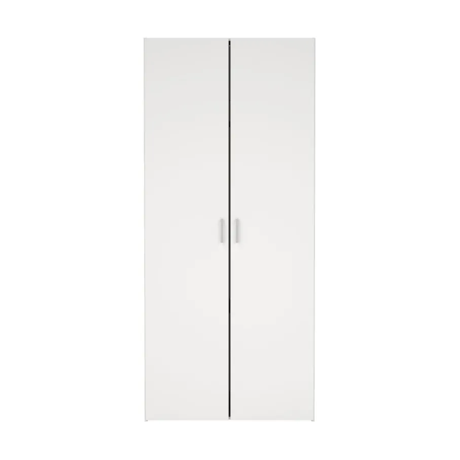 Kledingkasten< Kledingkast Harper Wit - 78x176x50 cm