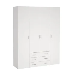 Kledingkasten< Kledingkast Harper Wit - 154x201x50 cm