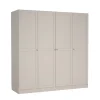 Kledingkasten< Kledingkast Indy Taupe - 196x200x62 cm