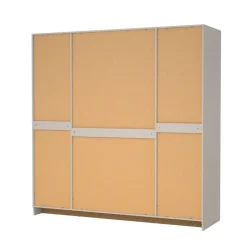 Kledingkasten< Kledingkast Indy Taupe - 196x200x62 cm