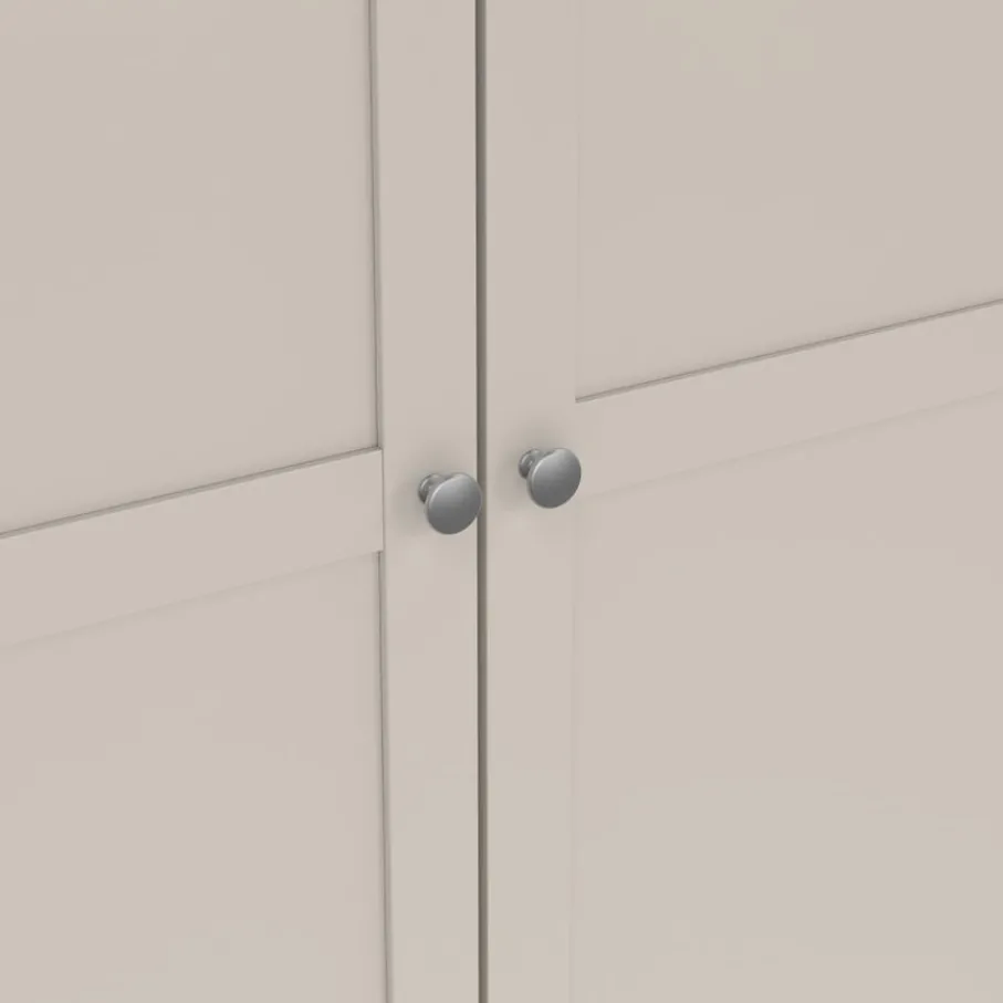 Kledingkasten< Kledingkast Indy Taupe - 196x200x62 cm