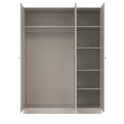 Kledingkasten< Kledingkast Indy Taupe - 147x200x62 cm