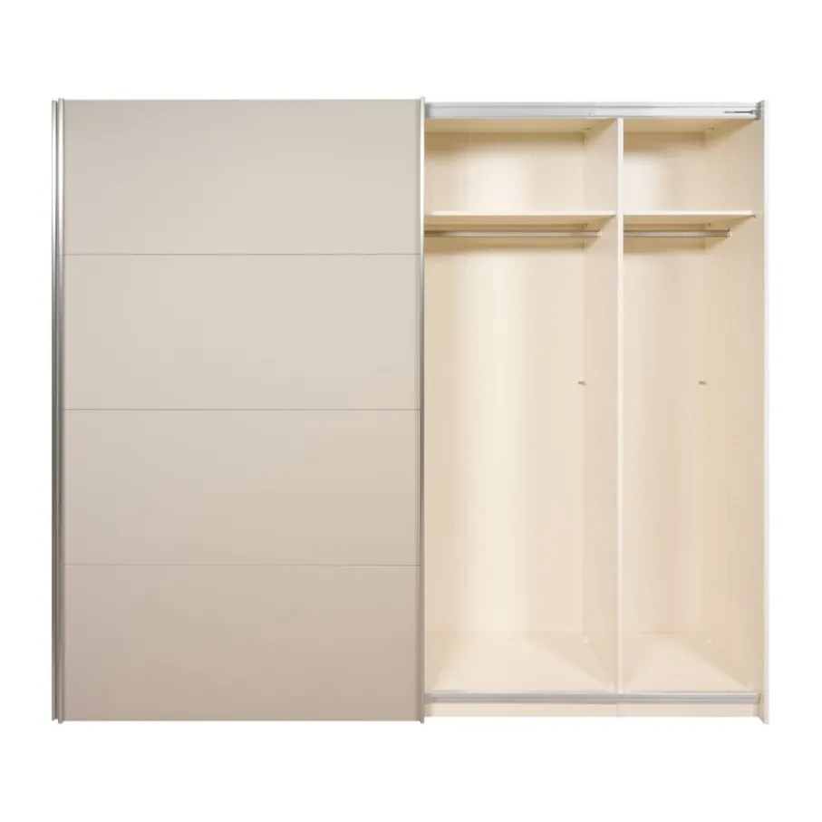 Kledingkasten< Kledingkast Legado Beige / Wit - 253x236x65 cm