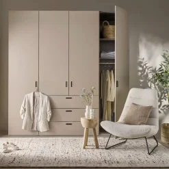 Kledingkasten< Kledingkast Legado Beige - 200x220x57 cm