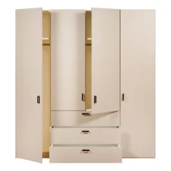 Kledingkasten< Kledingkast Legado Beige - 200x220x57 cm